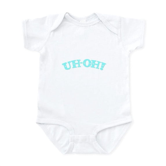 CafePress - Uh Oh! Infant Bodysuit - Baby Light Bodysuit, Size Newborn - 24 Months
