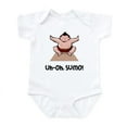 thumbnail image 1 of CafePress - Uh Oh Sumo Infant Bodysuit - Baby Light Bodysuit, Size Newborn - 24 Months, 1 of 4