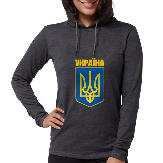 CafePress - Ukraine COA 2 - Womens Hooded Shirt