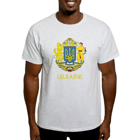 CafePress - Ukraine Coat Of Arms Dark T Shirt - Men's Classic Graphic T-Shirt