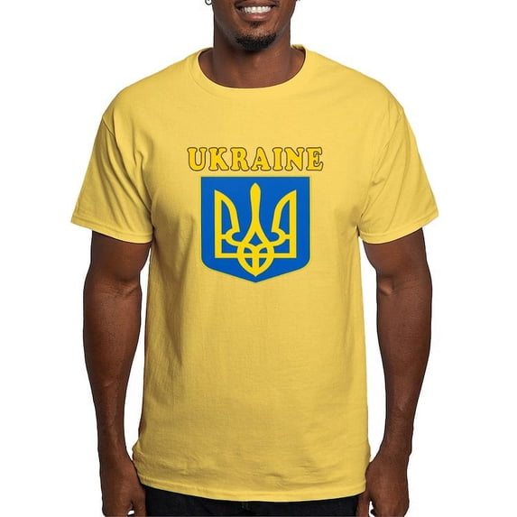 CafePress - Ukraine Coat Of Arms Designs Light T Shirt - Men's Classic Graphic T-Shirt
