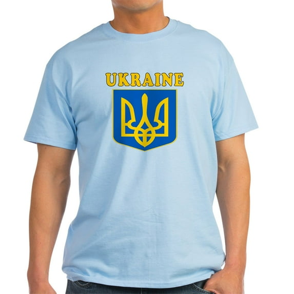 CafePress - Ukraine Coat Of Arms Designs Light T Shirt - Men's Classic Graphic T-Shirt