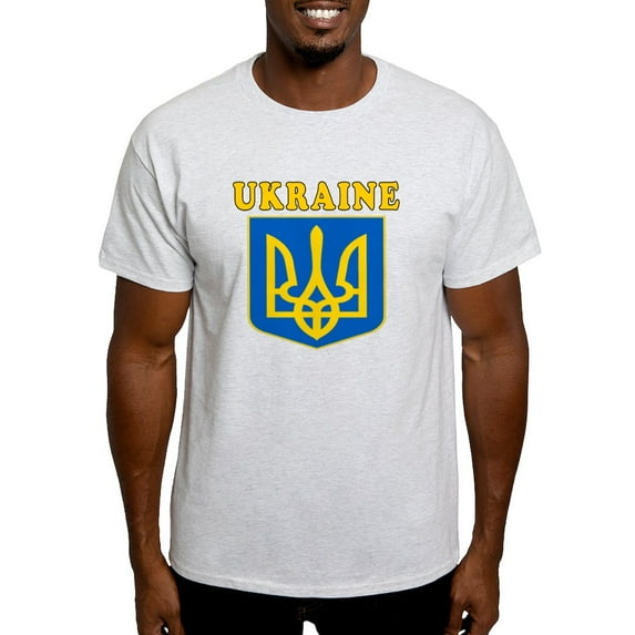 CafePress - Ukraine Coat Of Arms Designs Light T Shirt - Men's Classic Graphic T-Shirt