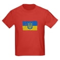 thumbnail image 1 of CafePress - Ukraine Coat Of Arms Flag T Shirt - Dark T-Shirt Kids XS-XL, 1 of 4