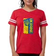 thumbnail image 1 of CafePress - Ukraine Coat Of Arms Flag T Shirt - Womens Football Shirt, 1 of 4