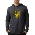 thumbnail image 1 of CafePress - Ukraine Coat Of Arms Long Sleeve T Shirt - Mens Hooded Shirt, 1 of 3