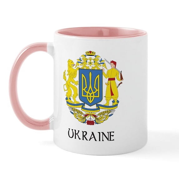 CafePress - Ukraine Coat Of Arms Mug - 11 oz Ceramic Mug - Novelty Coffee Tea Cup