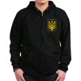 thumbnail image 1 of CafePress - Ukraine Coat Of Arms Sweatshirt - Zip Hoodie, Classic Hooded Sweatshirt with Metal Zipper, 1 of 4
