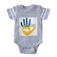 thumbnail image 1 of CafePress - Ukraine - Cute Infant Baby Football Bodysuit, 1 of 3