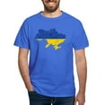 thumbnail image 1 of CafePress - Ukraine Flag And Map Dark T Shirt - Men's Classic Graphic Cotton T-Shirt, 1 of 4