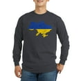 thumbnail image 1 of CafePress - Ukraine Flag And Map Long Sleeve Dark T Shirt - Long Sleeve Dark T-Shirt, 1 of 4