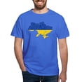 thumbnail image 1 of CafePress - Ukraine Flag And Map White T Shirt - Men's Classic Cotton T-Shirts, 1 of 2