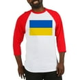 thumbnail image 1 of CafePress - Ukraine Flag Baseball Jersey - Cotton Baseball Jersey, 3/4 Raglan Sleeve Shirt, 1 of 4