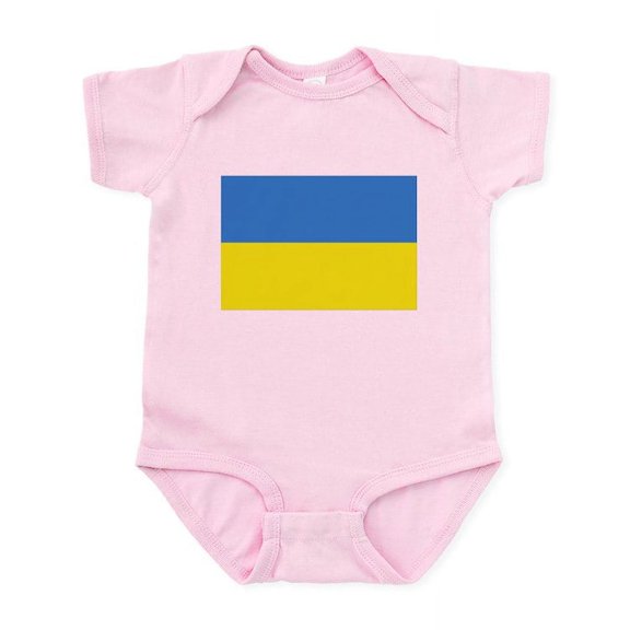 CafePress - Ukraine Flag Body Suit - Baby Light Bodysuit, Size Newborn - 24 Months