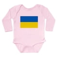 thumbnail image 1 of CafePress - Ukraine Flag Body Suit - Long Sleeve Cotton Baby Bodysuit, 1 of 4