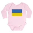 thumbnail image 1 of CafePress - Ukraine Flag Body Suit - Long Sleeve Infant Bodysuit, 1 of 4