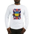 thumbnail image 1 of CafePress - Ukraine Flag Great Britain Flag Ripped Men's Long - Unisex Cotton Long Sleeve T-Shirt, 1 of 4