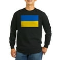 thumbnail image 1 of CafePress - Ukraine Flag Long Sleeve T Shirt - Long Sleeve Dark T-Shirt, 1 of 4