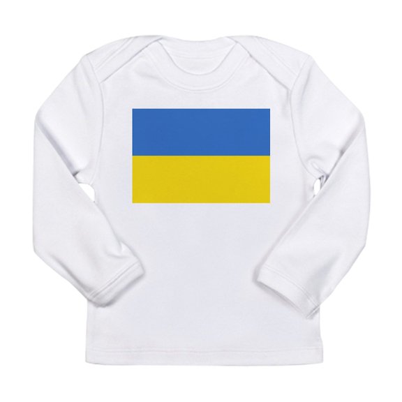 CafePress - Ukraine Flag Long Sleeve T Shirt - Long Sleeve Infant T-Shirt