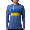 thumbnail image 1 of CafePress - Ukraine Flag Long Sleeve T Shirt - Mens Hooded Shirt, 1 of 1