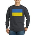 thumbnail image 1 of CafePress - Ukraine Flag Men's Long Sleeve T Shirt - Long Sleeve Dark T-Shirt, 1 of 4