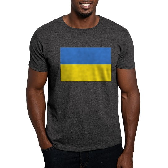 CafePress - Ukraine Flag Men's Value T Shirt - Men's Classic Cotton T-Shirts
