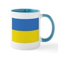 thumbnail image 1 of CafePress - Ukraine Flag Mugs - 11 oz Ceramic Mug - Novelty Coffee Tea Cup, 1 of 4