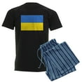thumbnail image 1 of CafePress - Ukraine Flag Pajamas - Men's Dark Loose Fit Cotton Pajama Set, 1 of 7