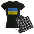 thumbnail image 1 of CafePress - Ukraine Flag Pajamas - Women's Short Sleeve Print T-Shirt and Pants Dark Cotton Pajama Set, 1 of 7