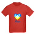 thumbnail image 1 of CafePress - Ukraine Flag Peace Dove T Shirt - Dark T-Shirt Kids XS-XL, 1 of 4
