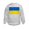thumbnail image 1 of CafePress - Ukraine Flag Sweatshirt - Kids Sweatshirt, Youth Crew Neck Sweatshirt, 1 of 4