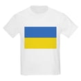 thumbnail image 1 of CafePress - Ukraine Flag T Shirt - Light T-Shirt Kids XS-XL, 1 of 4