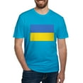 thumbnail image 1 of CafePress - Ukraine Flag T Shirt - Men's Fitted T-Shirt, 1 of 4