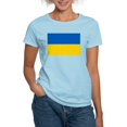 thumbnail image 1 of CafePress - Ukraine Flag T Shirt - Women's Classic T-Shirt, 1 of 4