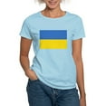 thumbnail image 1 of CafePress - Ukraine Flag T Shirt - Women's Classic T-Shirt, 1 of 4