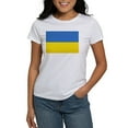 thumbnail image 1 of CafePress - Ukraine Flag T Shirt - Women's Classic T-Shirt, 1 of 4