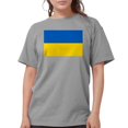 thumbnail image 1 of CafePress - Ukraine Flag T Shirt - Womens Comfort Colors® Shirt, 1 of 4
