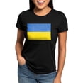 thumbnail image 1 of CafePress - Ukraine Flag T Shirt - Womens Tri-blend T-Shirt, 1 of 4