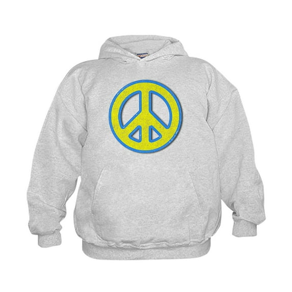 CafePress - Ukraine Flag Ukrainian Pride Peace Symb Sweatshirt - Kids Hooded Sweatshirt, Classic Hoodie