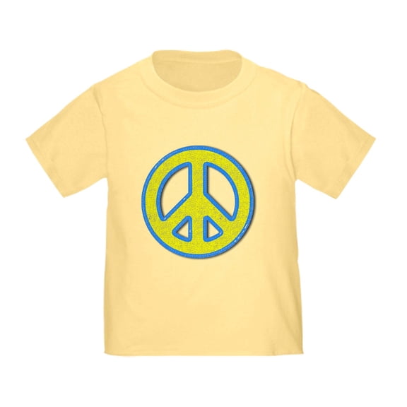 CafePress - Ukraine Flag Ukrainian Pride Peace Symbol T Shirt - Cute Toddler T-Shirt, 100% Cotton