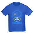 thumbnail image 1 of CafePress - Ukraine Flag Ukrainian Pride Peace Symbol T Shirt - Dark T-Shirt Kids XS-XL, 1 of 4