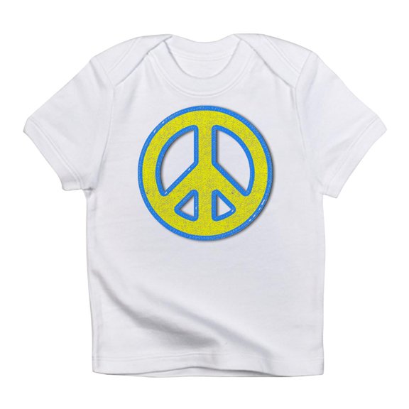 CafePress - Ukraine Flag Ukrainian Pride Peace Symbol T Shirt - Infant T-Shirt