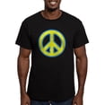 thumbnail image 1 of CafePress - Ukraine Flag Ukrainian Pride Peace Symbol T Shirt - Men's Fitted T-Shirt, 1 of 4