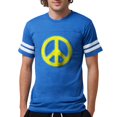 thumbnail image 1 of CafePress - Ukraine Flag Ukrainian Pride Peace Symbol T Shirt - Mens Football Shirt, 1 of 4