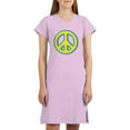 thumbnail image 1 of CafePress - Ukraine Flag Ukrainian Pride Peace Symbol T Shirt - Women's Nightshirt, 1 of 4