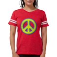 thumbnail image 1 of CafePress - Ukraine Flag Ukrainian Pride Peace Symbol T Shirt - Womens Football Shirt, 1 of 4