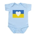 thumbnail image 1 of CafePress - Ukraine Heart Body Suit - Baby Light Bodysuit, Size Newborn - 24 Months, 1 of 4