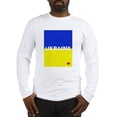 thumbnail image 1 of CafePress - Ukraine Heart Long Sleeve T Shirt - Unisex Cotton Long Sleeve T-Shirt, 1 of 4