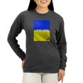 thumbnail image 1 of CafePress - Ukraine Heart Long Sleeve T Shirt - Women's Long Sleeve Graphic Tee Casual Fit, 1 of 4