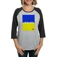 thumbnail image 1 of CafePress - Ukraine Heart Long Sleeve T Shirt - Womens Baseball Tee, 1 of 4